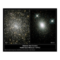 Star Clusters Hubble Telescope Photo posters
