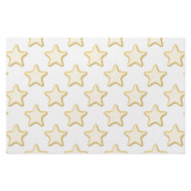 Star Cookies Pattern. On White. Customized Stationery