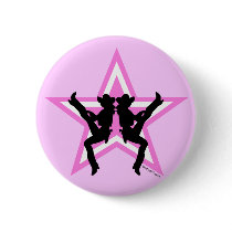Star Cowgirls P Button