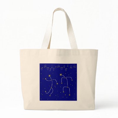 Star Dance Tote Bags by ZephyrusBooks