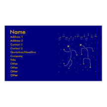 Star Dance Business Card Template