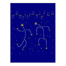 Star Dance Post Card