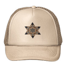 star design of printer cuts hat