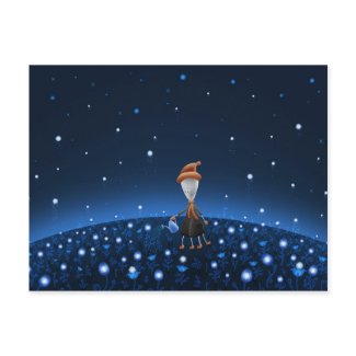 Star Field postcard