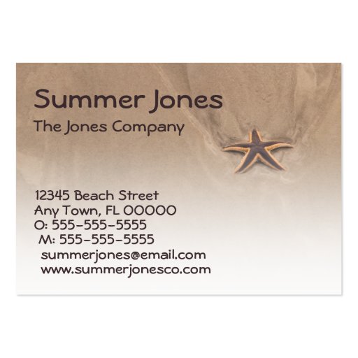 Star-filled Day Profile Card Template Business Card Templates