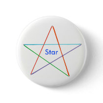Star - five colored rainbow star reward buttons