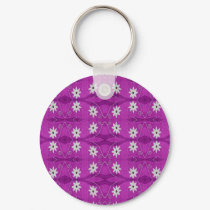 star flower purple keychains by DonnaGraysonAbstract star flower purple keychains