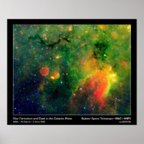Star Formation & Supernova Nebula IRDC G11.11-0.11 Posters