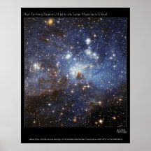 Star Forming Region LMC LH95 Print