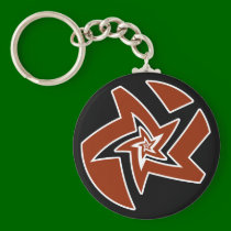 Star Fractal keychains