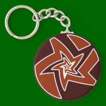 Star Fractal keychains