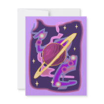 STAR-GAZING PARTY INVITATION ~ EZ TO CUSTOMIZE