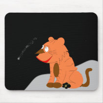 Star gazing Tiger cub mousepads by KidsKlub Star gazing Tiger cub mousepads