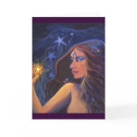 Star Goddess - Greeting Card By Susan Rodio Art