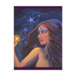 Star Goddess Postcard - By Susan Rodio Art