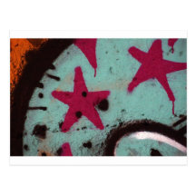 Star Graffiti Post Cards