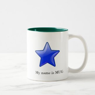 star icon with your name - mug4 mug