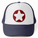 Star in circle hats