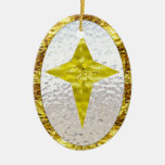 Star in Stained Glass Christmas Ornaments