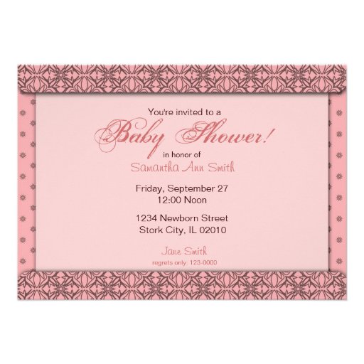 Star is Born Girl Baby Shower Invitation