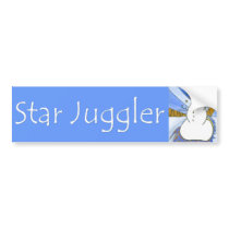 Star Juggler Bumper Sticker bumper stickers