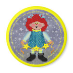 Star Message Annie Refrigerator Magnet