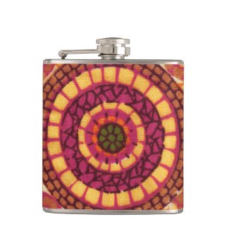Star Mosaic Mandala Flask