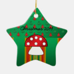 Star mushroom ornament