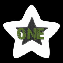 Star Number1 stickers