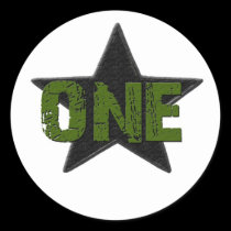 Star Number1 stickers