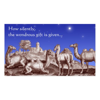 Star of Bethlehem Biblical Christmas Gift Cards Business Card Template by AntiqueImages
