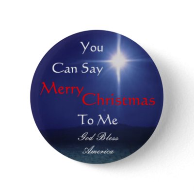 Star of Bethlehem, Can Say, Merry,... - Customized Pinback Button