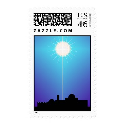 Star of Bethlehem Christmas POSTAGE STAMPS