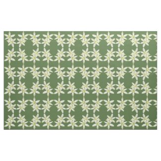 Star of Bethlehem Flower Fabric