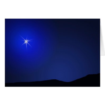 Star of Bethlehem Lighting The Way Cards