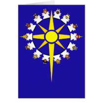 Star of Bethlehem with Angels cards