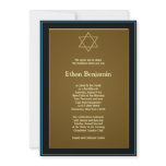 Star of David Bar Mitzvah Invitations