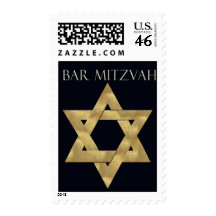 Star of David Bar Mitzvah Postage
