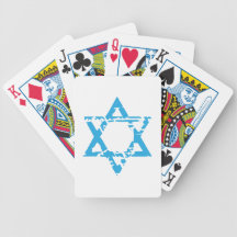 Star of David Bicycle Playing Cards