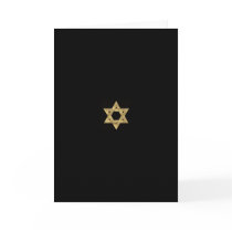 Star of David Custom Bar Mitzvah Card