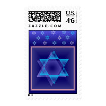 Star of David Design Postage Stamp
