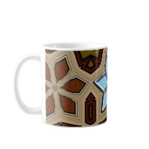 Star of David earthtones mug by gregvan Star of David earthtones mug