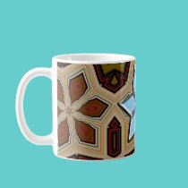 Star of David earthtones mug