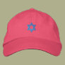 Star of David Embroidered Hat