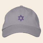 Star of David Embroidered Hat - Customized embroidered hats