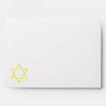 Star of David Envelope