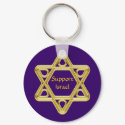 Star of David Gold keychains by AuntBetsy Star of David Gold keychains