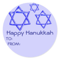 STAR OF DAVID HAPPY HANUKKAH STICKERS by OurSouthernCharm STAR OF DAVID HAPPY HANUKKAH STICKERS
