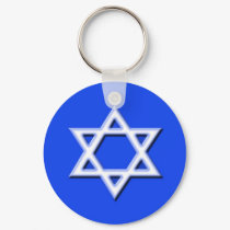 Star of David Keychain by thehatch Star of David Keychain