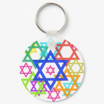 Star of David keychains by minjean Star of David keychains